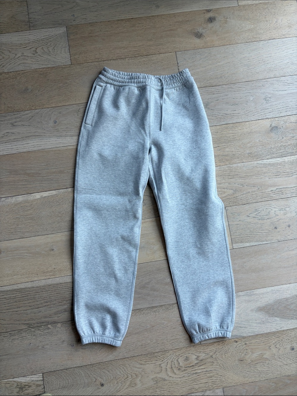 Aritzia Light Gray Fleece Joggers